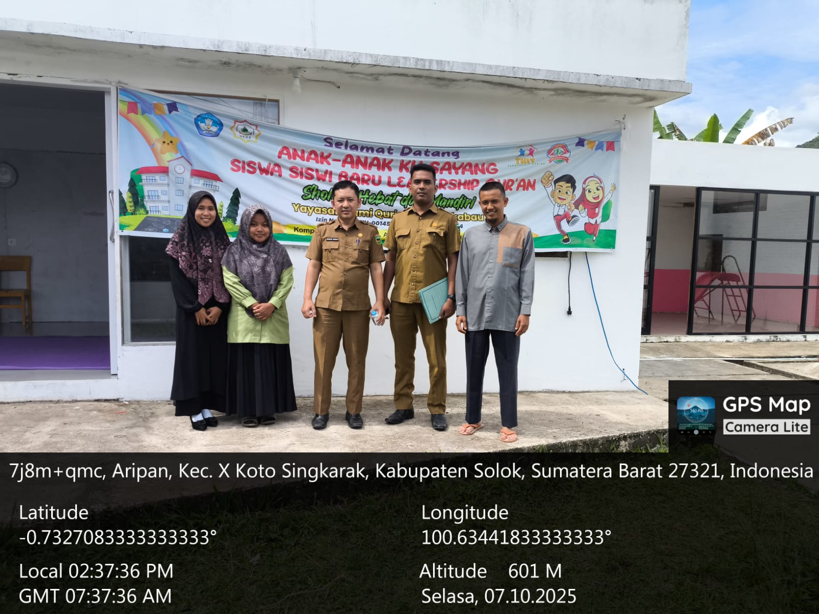 Kunjungan dari Dinas Pendidikan Kabupaten Solok dalam Izin Operasional Sekolah